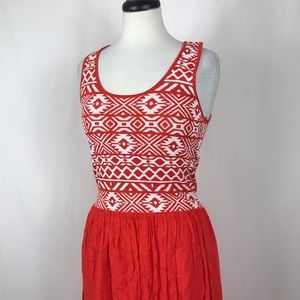 Skies are Blue Maxi Dress Orange Large